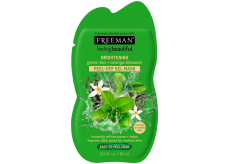 Freeman Feeling Beautiful Zelený čaj a Pomerančový květ rozjasňující slupovací pleťová maska pro normální a smíšenou pleť 15 ml