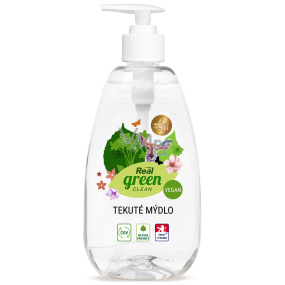 Real Green Clean tekuté mýdlo na ruce ve veganské kvalitě 500 g