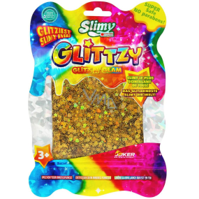 Joker Slimy Glitzi Sliz zlatý, hvězdy, srdíčko 120 g