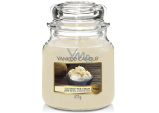 Yankee Candle Coconut Rice Cream - Krém s kokosovou rýží vonná svíčka Classic střední sklo 411 g