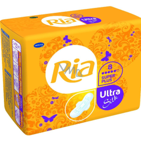 Ria Ultra Silk Super Plus intimní vložky 8 kusů