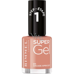 Rimmel London Super Gel lak na nehty 011 Arcade Apricot 12 ml