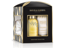 Baylis & Harding Mandarinka & grep mycí gel 100 ml + tělové mléko 50 ml + mycí žínka, kosmetická sada pro ženy