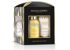 Baylis & Harding Mandarinka a Grapefruit mycí gel 100 ml + tělové mléko 50 ml + mycí žínka, kosmetická sada pro ženy