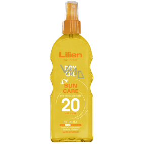 Lilien Sun Active Transparent SPF20 voděodolný sprej na opalování 200 ml