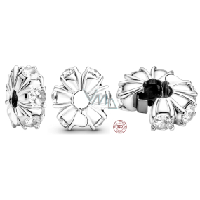 Charm Sterlingové stříbro 925 Světlo klipu stopper, klipový korálek na náramek, symbol