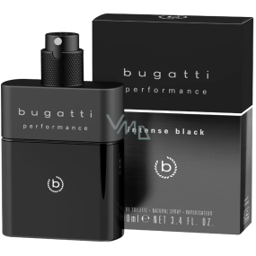 Bugatti Performance Intense Black toaletní voda pro muže 100 ml