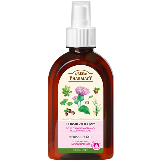 Green Pharmacy Bylinný elixír posilující a proti vypadávání vlasů 250 ml