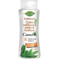 BIO BIONE CANNABIS Zvláčňující čistící odličovací pleťové tonikum 255 ml