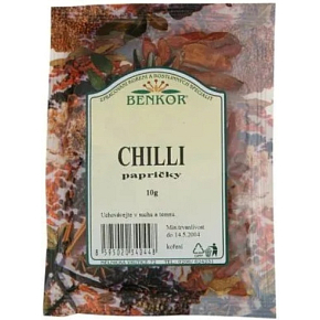 Benkor Chiilli papričky 10 g Benkor Chiilli papričky 10 g