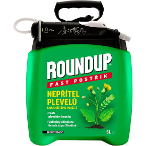 Roundup bez glyfosátu Fast 3H Pump & Go, 5 l
