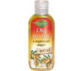 Bione Cosmetics Arganový olej se silikonem na světlé vlasy 80 ml