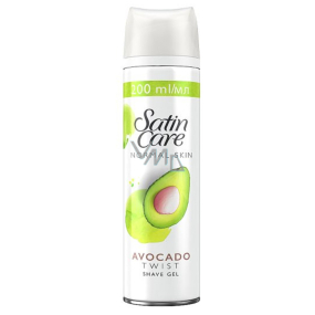 Gillette Satin Care Avocado Twist gel na holení, pro ženy 200 ml