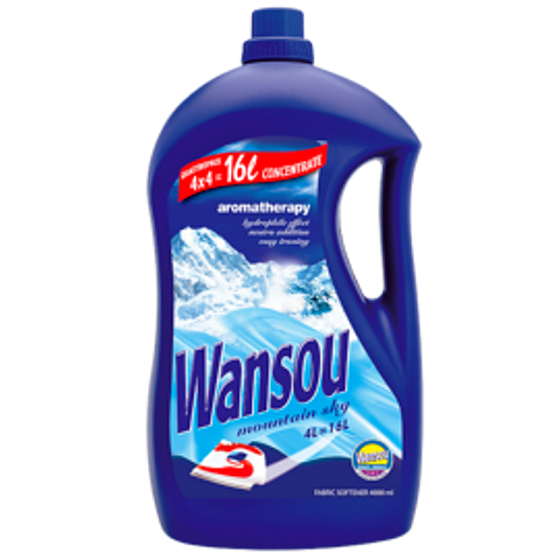 Wansou Aromatherapy Mountain Sky aviváž koncentrovaná 4 l = 16 l