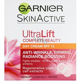 Garnier UltraLift SPF15 zpevňující denní krém proti vráskám 50 ml