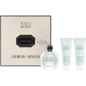 Giorgio Armani Acqua di Gioia Essenza parfémovaná voda pro ženy 50 ml + tělové mléko 2 x 75 ml, dárková sada