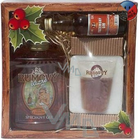 Bohemia Gifts Rumová kosmetika sprchový gel 300 ml + mýdlo 70 g + rum 0,04 l, kosmetická sada