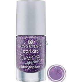 Essence Nail Art Twins Reloaded lak na nehty s glitry 02 Julie 5 ml