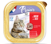 Plaisir Cat Hovězí vanička 100 g