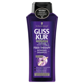 Gliss Kur Fiber Therapy šampon na namáhavé vlasy 400 ml