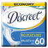 Discreet Air Multiform prodyšné slipové intimní vložky pro každodenní použití 60 kusů
