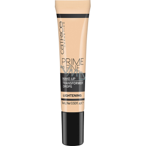 Catrice Prime and Fine make Up Transformer Drops Lightening kapky do make-upu zesvětlující 15 ml