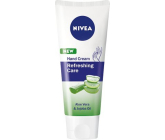 Nivea Refreshing Care Aloe Vera & Jojoba Oil krém na ruce 75 ml