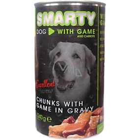 Smarty Chunks Dog se zvěřinou kompletní krmivo pro psy 1240 g