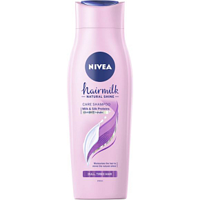 Nivea Hairmilk Natural Shine pečující šampon, 250 ml