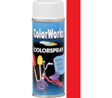 Color Works Colorsprej 918505C ohnivě červený alkydový lak 400 ml