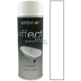 Motip Effect Enamel lak pro zlepšení vzhledu a opravy keramiky a emailových podkladů bílý sprej 400 ml