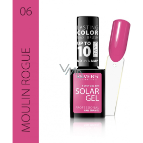 Revers Solar Gel gelový lak na nehty 06 Moulin Rouge 12 ml