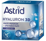 Astrid Hyaluron 3D proti vráskám + zpevnění pleti noční krém 50 ml