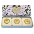 English Soap Bílý Jasmín přírodní parfémované mýdlo s bambuckým máslem 3 x 100 g,
