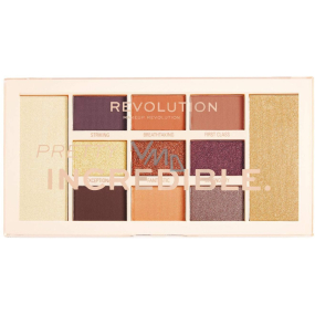 Makeup Revolution London Pretty Incredible paletka očních stínů a rozjasňovačů 13 g