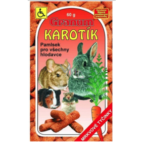 Granum Karotík doplňkové krmivo pro všechny hlodavce 60 g