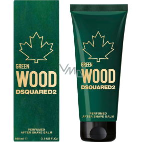 Dsquared2 Green Wood balzám po holení pro muže 100 ml