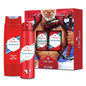 Old Spice White Water Alpinist deodorant sprej 150 ml + sprchový gel 250 ml, kosmetická sada pro muže