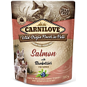 Carnilove Dog Pouch Paté Losos s borůvkami bezobilné kapsičky pro štěňata 300 g