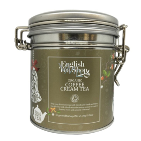 English Tea Shop Bio Coffee cream 15 kusů bioodbouratelných pyramidek čaje 30 g