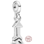 Charm Sterlingové stříbro 925 Můj šíp - Mini medailon, přívěsek na náramek symbol