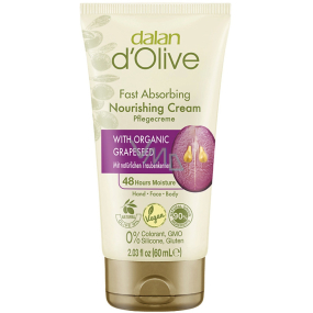 Dalan d Olive Nourishing Cream hydratační krém na ruce a tělo s extraktem z hroznových jader 250 ml