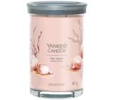 Yankee Candle Pink Sands - Růžové písky vonná svíčka Signature Tumbler velká sklo 2 knoty 567 g