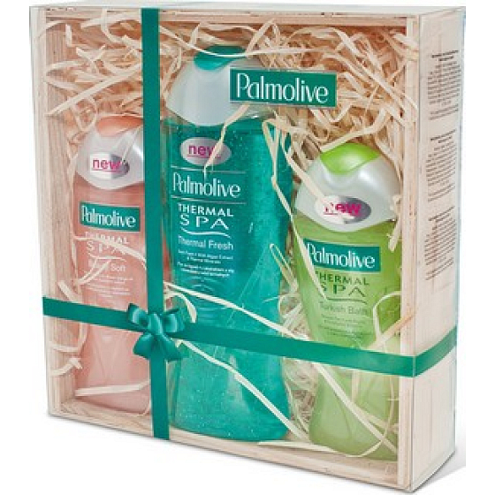Palmolive Thermal Spa košík 2 x sprchový gel 250 ml + pěna 500 ml, kosmetická sada