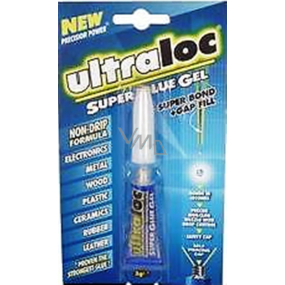 Ultraloc Super Glue Gel sekundové lepidlo 3 g