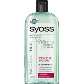 Syoss Color & Volume Silicone Free šampon na vlasy bez silikonů 500 ml