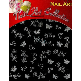 Absolute Cosmetics Nail Art samolepicí 3D nálepky na nehty GS40 1 aršík