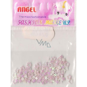 Angel Ozdoby na nehty kytičky a hvězdičky růžové 1 balení
