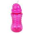 First Steps 12+ láhev s brčkem pro děti růžová 310 ml