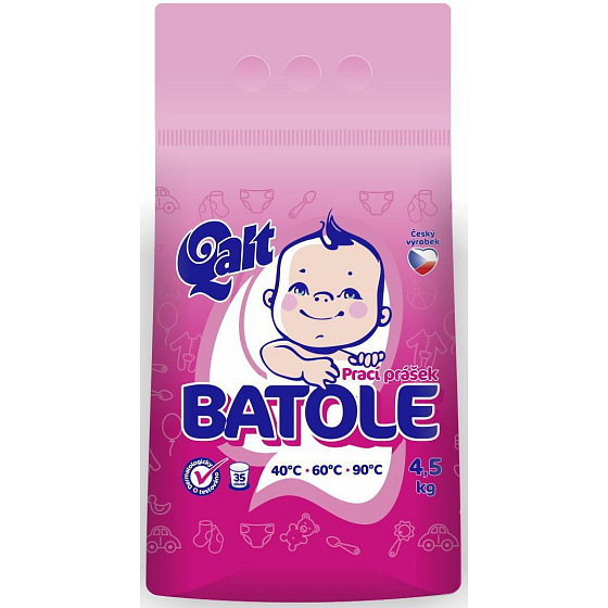 Qalt Batole prací prášek pro dětské prádlo 35 dávek 4,5 kg
